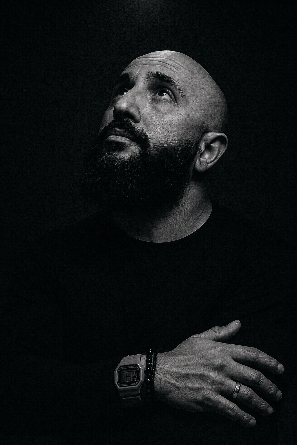 Retrato de Claudio Fortes